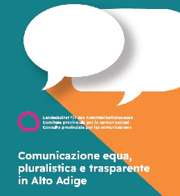 Comunicazione equa, pluralistica e trasparente in Alto Adige